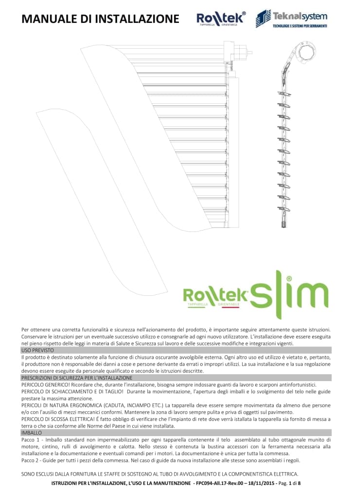 Manuale di installazione