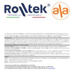 Rolltek Ala manuale d'installazione